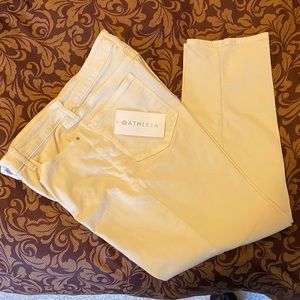 Athleta Flex Straight Leg Ankle Jean in bone